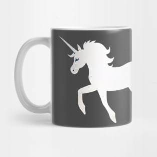 Silhouette of Majesty: The Elegant Unicorn in Motion Mug